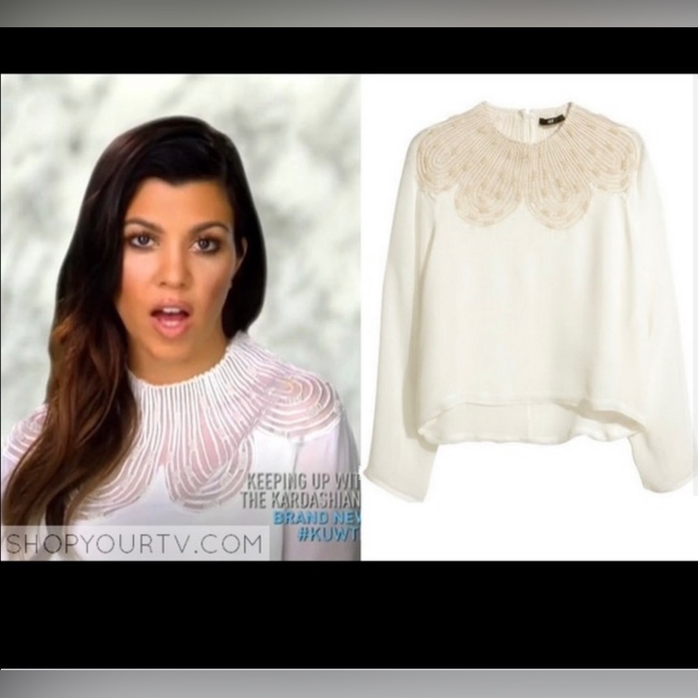 H&M beaded top